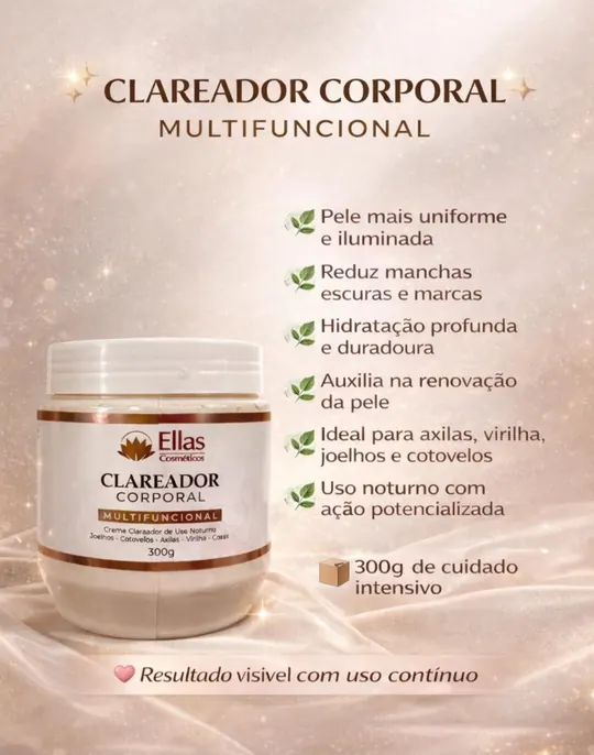 Creme Clareador Corporal