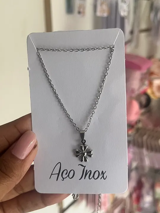 Colar aço inox