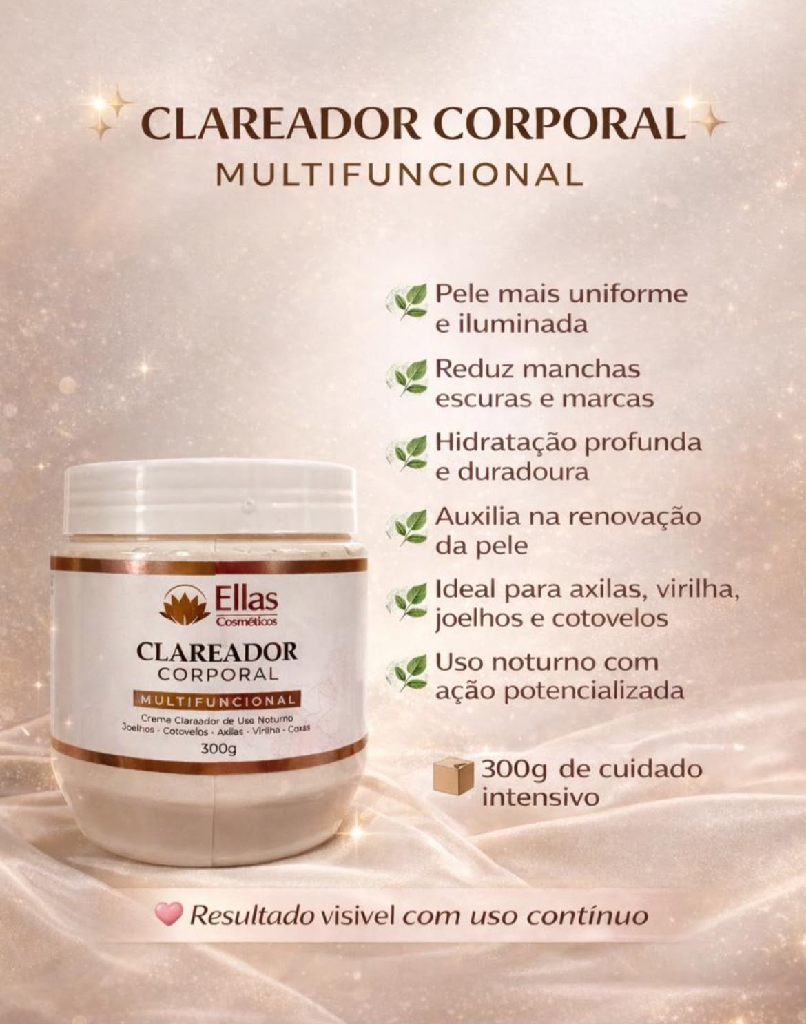 Creme Clareador Corporal