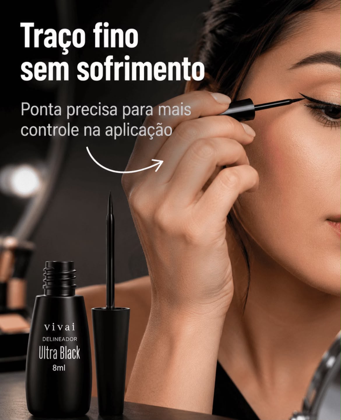 Delineador Ultra Black Vivai